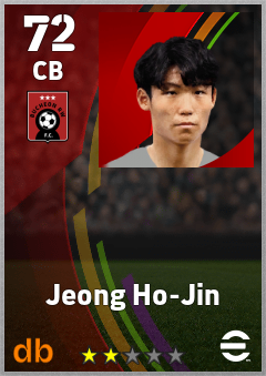 Jeong Ho-Jin — CB, OVR 72, MAX 72