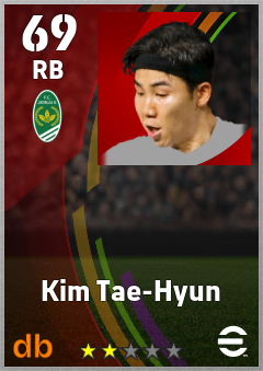 Kim Tae-Hyun — RB, OVR 69, MAX 69