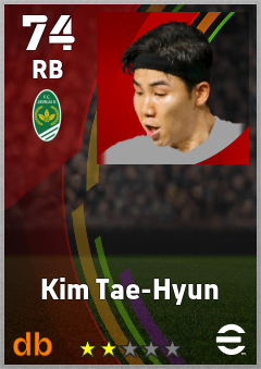 Kim Tae-Hyun eFootball player card
