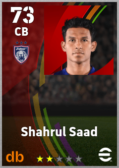 Shahrul Saad eFootball player card