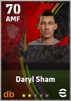 Daryl Sham eFootball player card