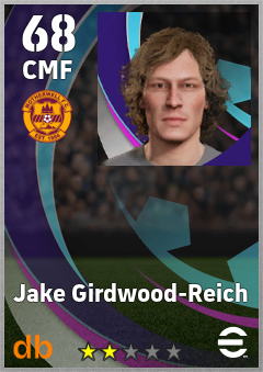 Jake Girdwood-Reich — CMF, OVR 68, MAX 68