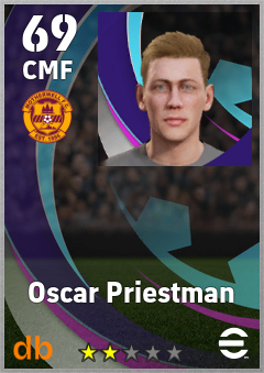 Oscar Priestman — CMF, OVR 69, MAX 69