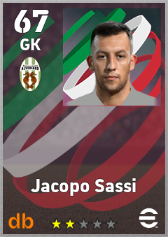 Jacopo Sassi — GK, OVR 67, MAX 67