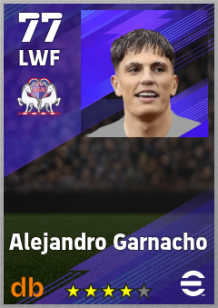Alejandro Garnacho eFootball player card