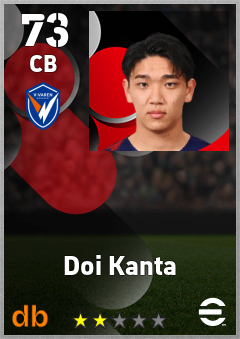 Doi Kanta — CB, OVR 73, MAX 73