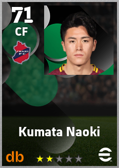 Kumata Naoki eFootball player card