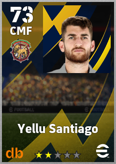 Yellu Santiago — CMF, OVR 73, MAX 73