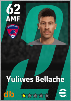 Yuliwes Bellache — AMF, OVR 62, MAX 62