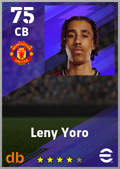 Leny Yoro eFootball player card