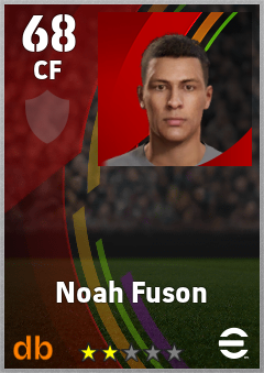 Noah Fuson eFootball player card