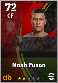 Noah Fuson eFootball player card