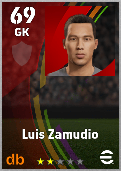 Luis Zamudio eFootball player card