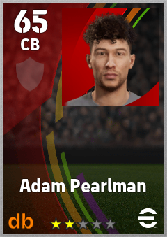 Adam Pearlman eFootball player card