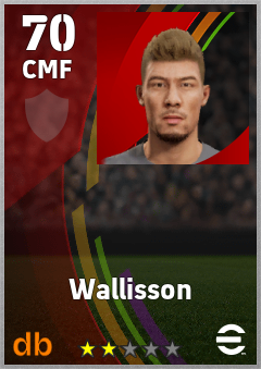 Wallisson — CMF, OVR 70, MAX 70
