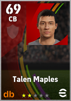 Talen Maples eFootball player card