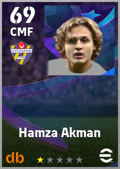 Hamza Akman — CMF, OVR 69, MAX 69