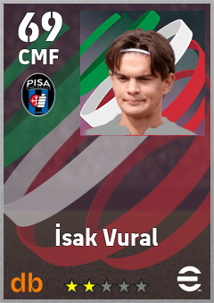 İsak Vural — CMF, OVR 69, MAX 69