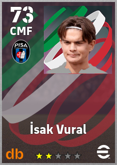 İsak Vural — CMF, OVR 73, MAX 73