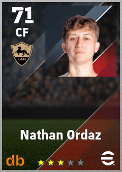 Nathan Ordaz eFootball player card