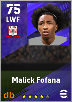 Malick Fofana eFootball player card