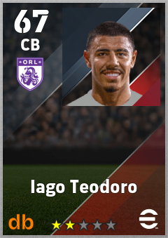 Iago Teodoro — CB, OVR 67, MAX 67