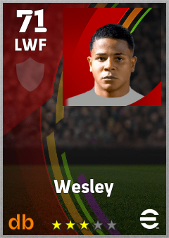 Wesley eFootball player card