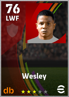 Wesley eFootball player card