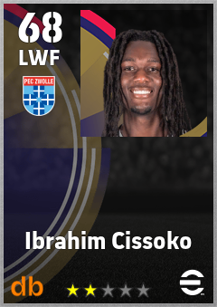Ibrahim Cissoko — LWF, OVR 68, MAX 68