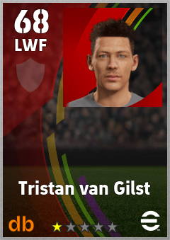 Tristan van Gilst — LWF, OVR 68, MAX 68