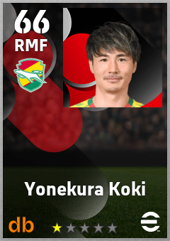 Yonekura Koki eFootball player card