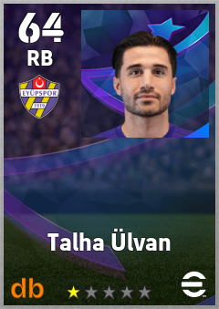 Talha Ülvan eFootball player card