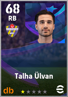 Talha Ülvan — RB, OVR 68, MAX 68