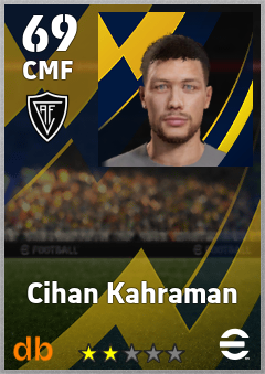 Cihan Kahraman — CMF, OVR 69, MAX 69