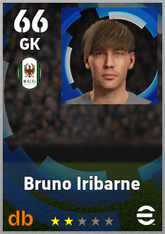 Bruno Iribarne — GK, OVR 66, MAX 66