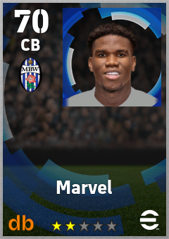 Marvel — CB, OVR 70, MAX 70