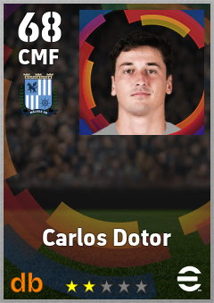 Carlos Dotor — CMF, OVR 68, MAX 68