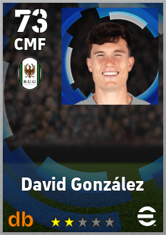 David González eFootball player card