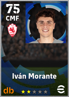 Iván Morante — CMF, OVR 75, MAX 75