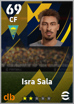 Isra Sala — CF, OVR 69, MAX 69