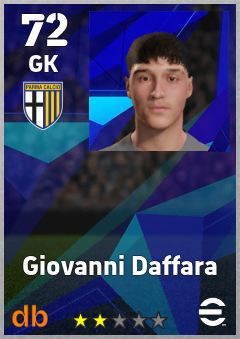 Giovanni Daffara — GK, OVR 72, MAX 72