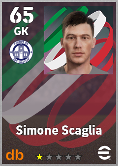 Simone Scaglia — GK, OVR 65, MAX 65