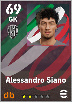 Alessandro Siano — GK, OVR 69, MAX 69