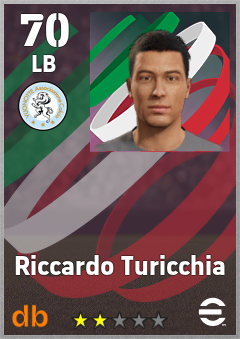 Riccardo Turicchia — LB, OVR 70, MAX 70