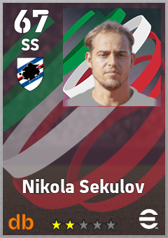 Nikola Sekulov — SS, OVR 67, MAX 67