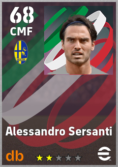 Alessandro Sersanti — CMF, OVR 68, MAX 68