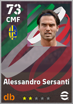 Alessandro Sersanti — CMF, OVR 73, MAX 73