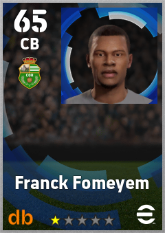 Franck Fomeyem — CB, OVR 65, MAX 65