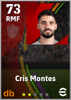 Cris Montes — RMF, OVR 73, MAX 73