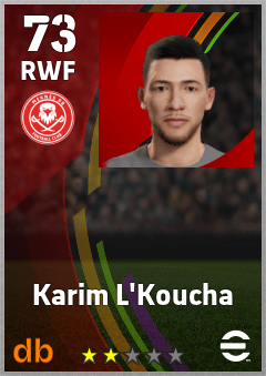 Karim L'Koucha — RWF, OVR 73, MAX 73